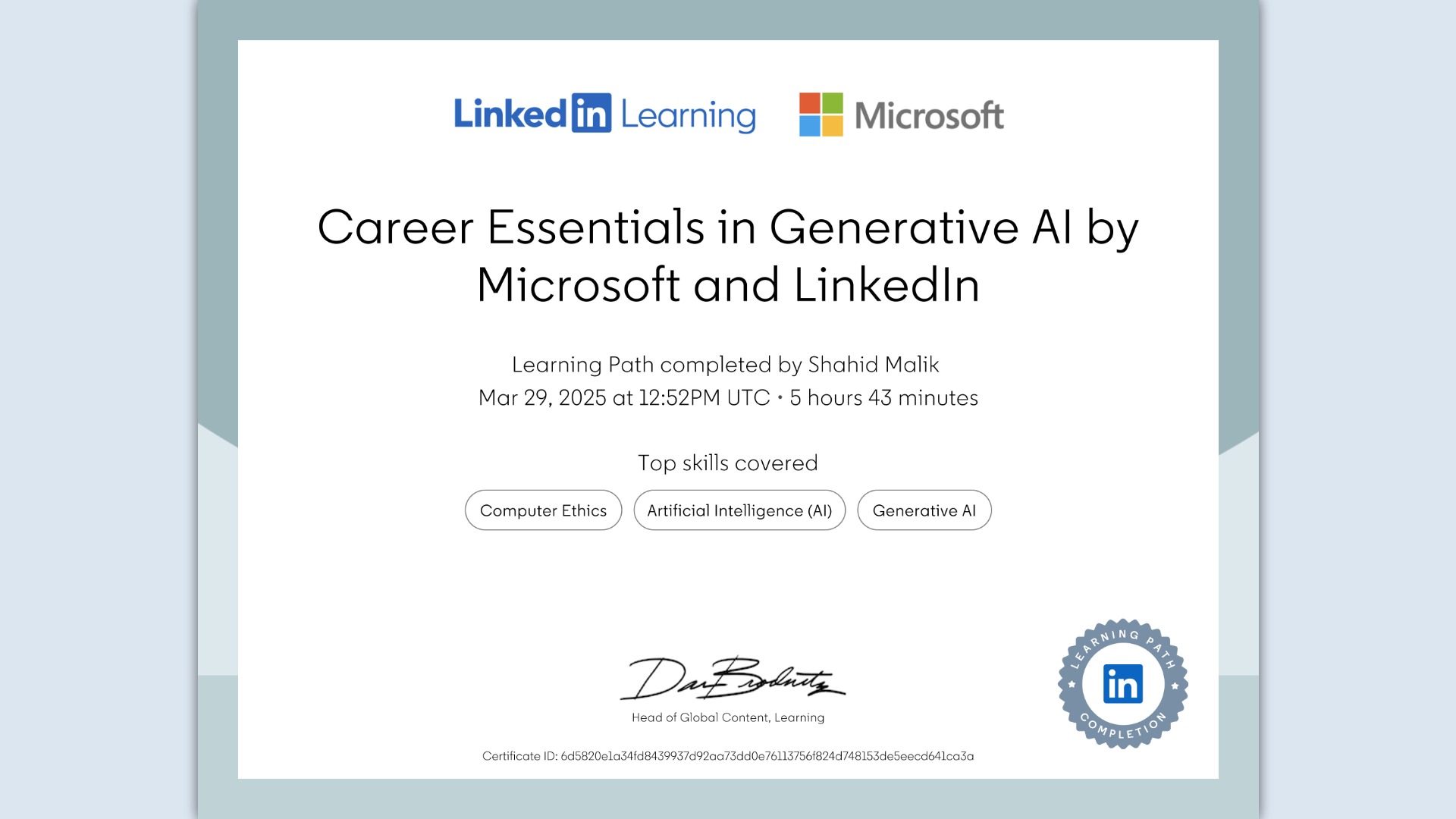 Career Essentials in Generative AI